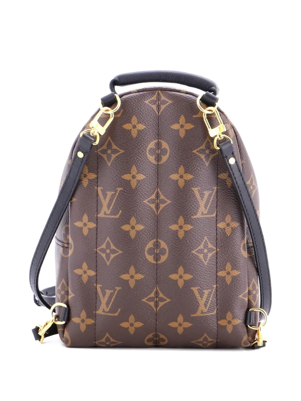 LOUIS VUITTON Pre-owned Palm Springs Monogram Canvas Mini Backpack In Brown