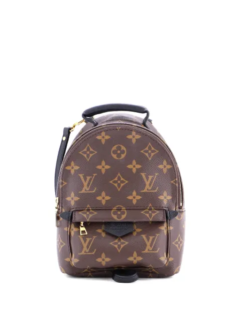 Louis Vuitton Pre-Owned Palm Springs Monogram Canvas Mini backpack