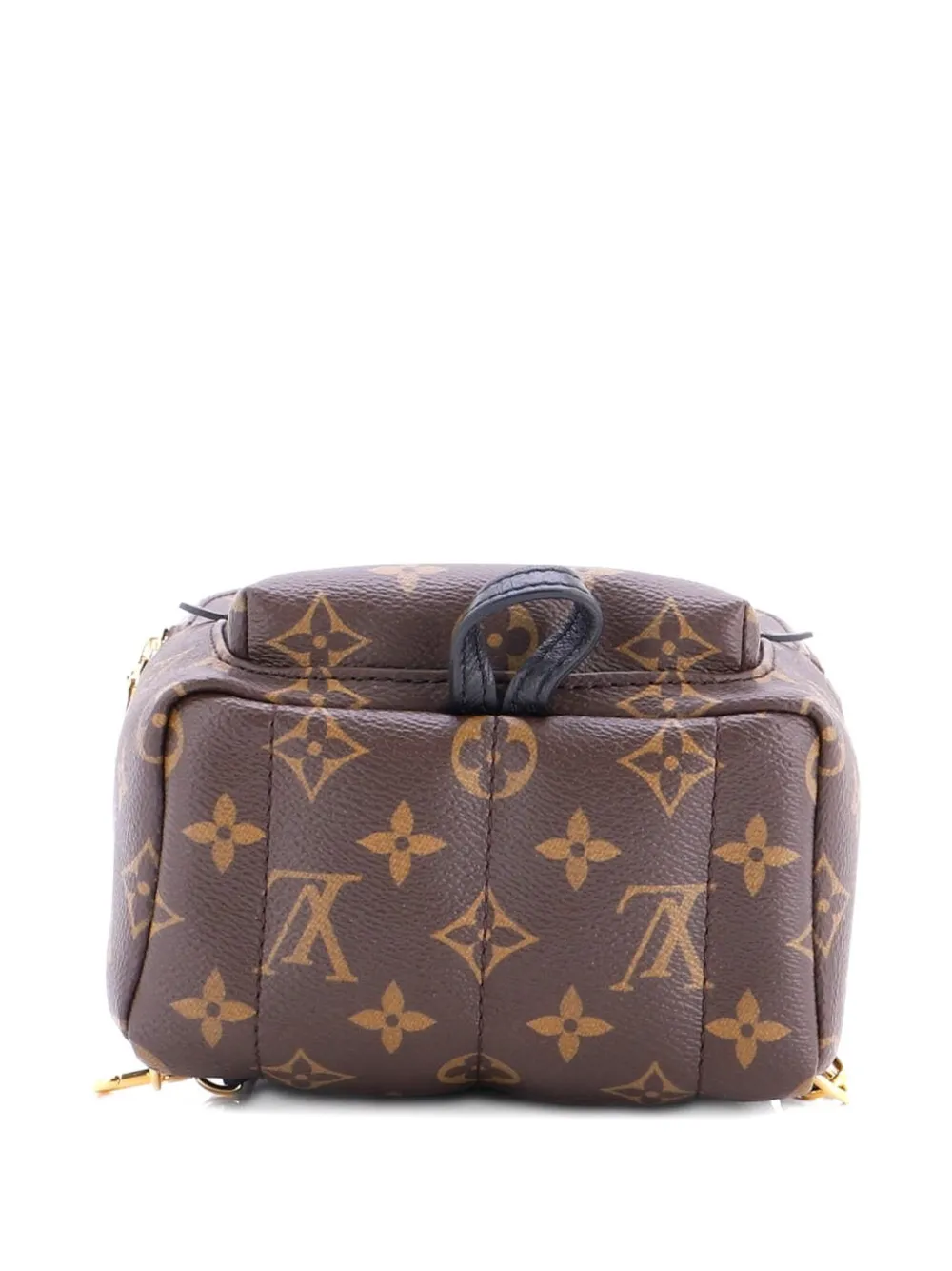 LOUIS VUITTON Pre-owned Palm Springs Monogram Canvas Mini Backpack In Brown
