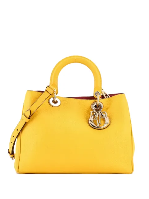 Christian Dior Pre-Owned Diorissimo Pebbled Leather Medium tote bag