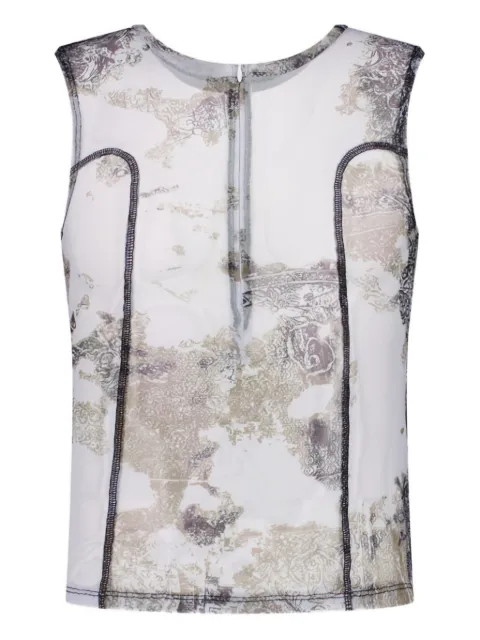 LUEDER Ben printed  top