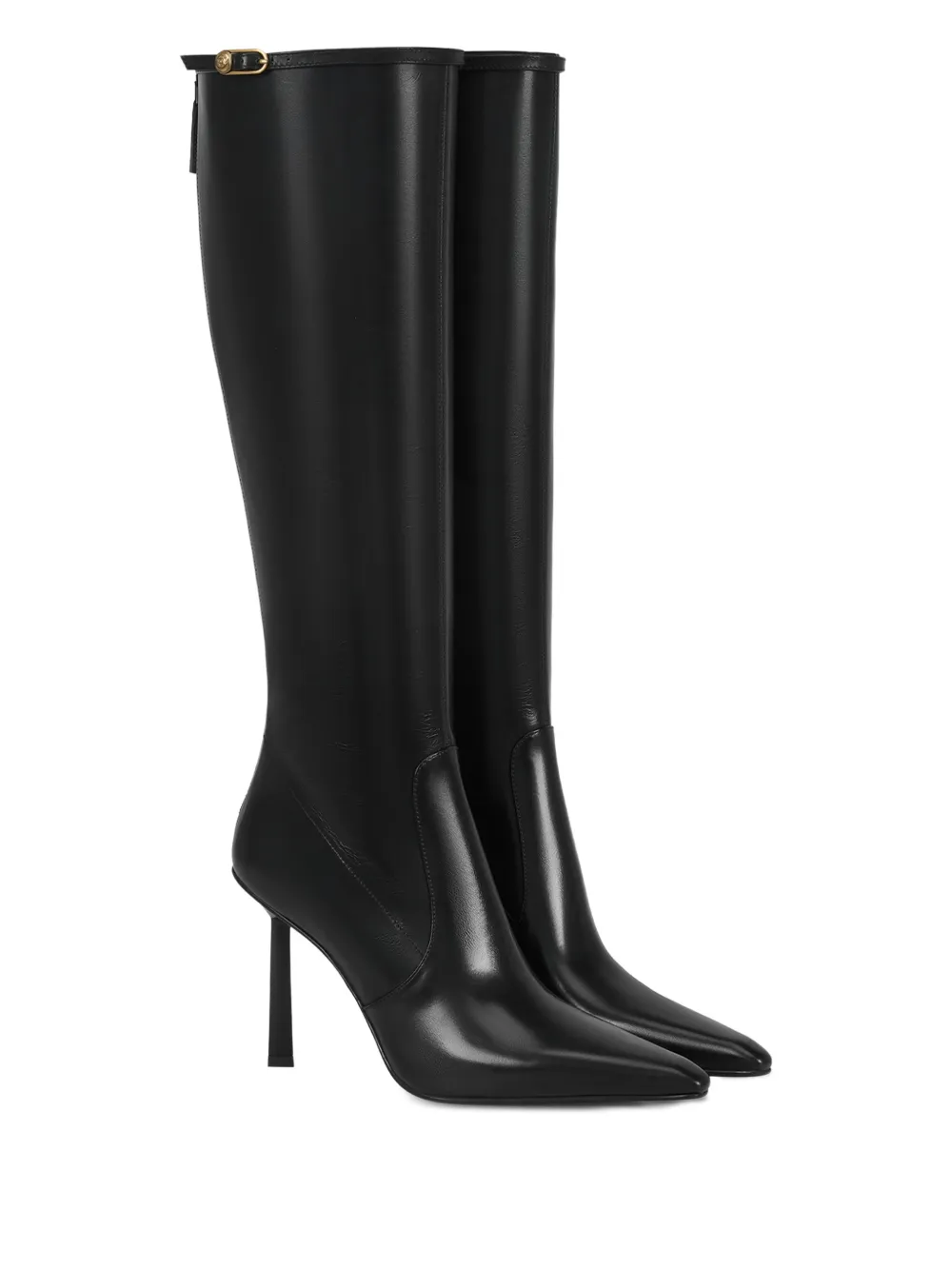 POTAMY botas con detalle de hebilla y tacón de 100mm | Botas altas | Image 2