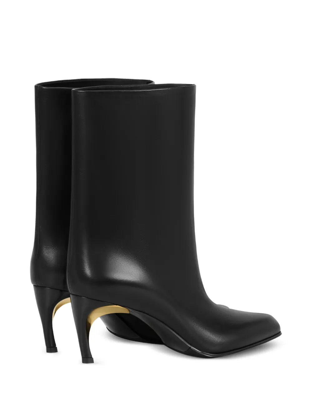  Potamy 70mm Pointed-toe Ankle Boots - Black 