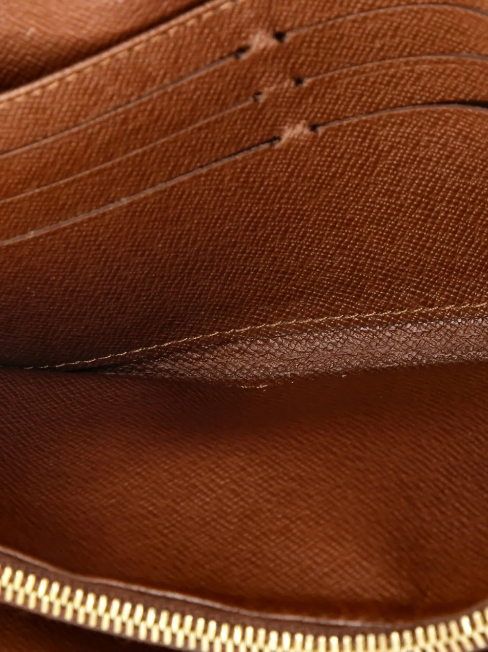 Pre-owned Louis Vuitton Sarah Wallet Monogram Canvas Small Wallets In Brown