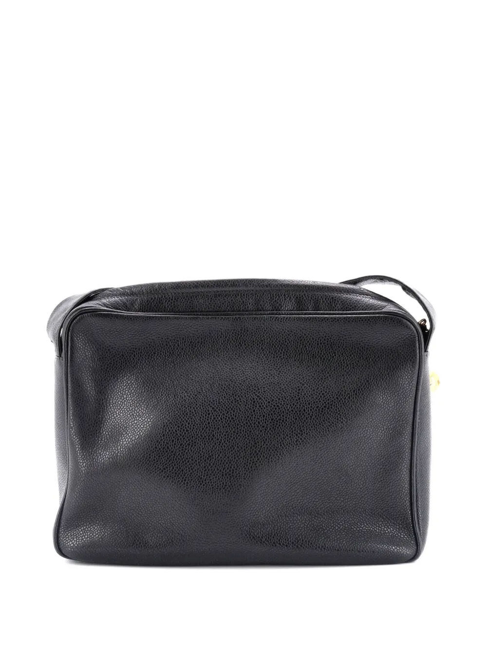 CHANEL Pre-owned Triple Cc Camera Caviar Medium Shoulder Bag In Black