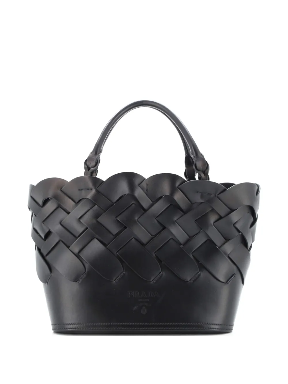 Prada Pre-Owned Tress Leather Small tote bag - Nero