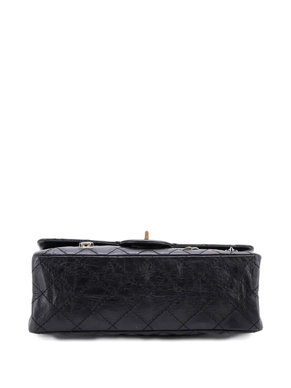 CHANEL Pre-owned Lucky Charms Reissue 2.55 Flap Bag Quilted Aged Calfskin 225 Shoulder Bag In Black