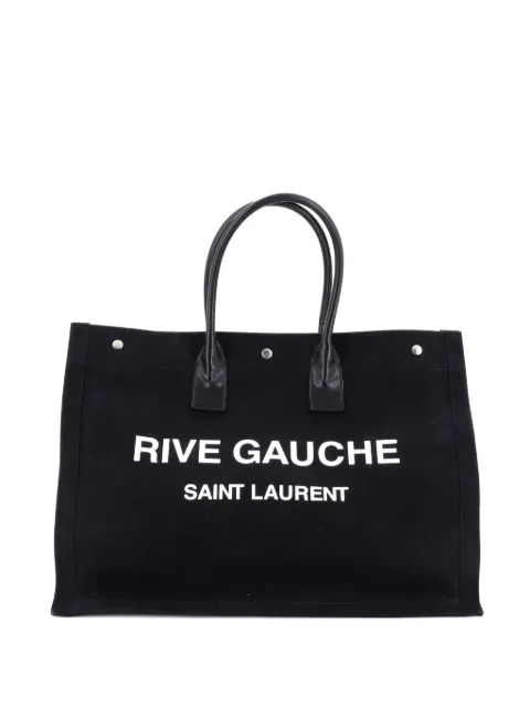 Saint Laurent Pre-Owned Rive Gauche Shopper Camo Canvas Large tote bag