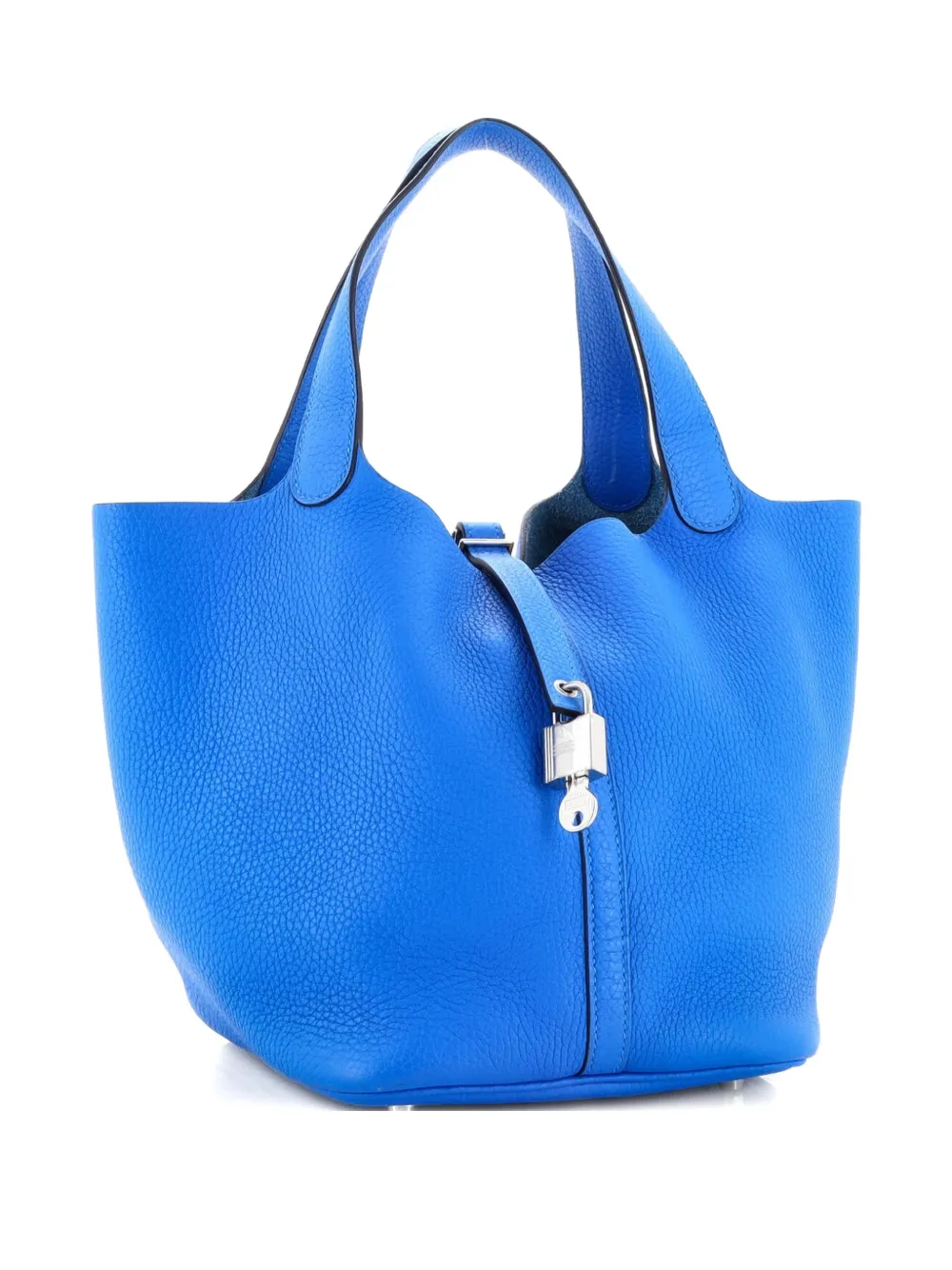 Hermès Pre-Owned Picotin Lock Bag Clemence MM bucket bag | Blue | Image 1