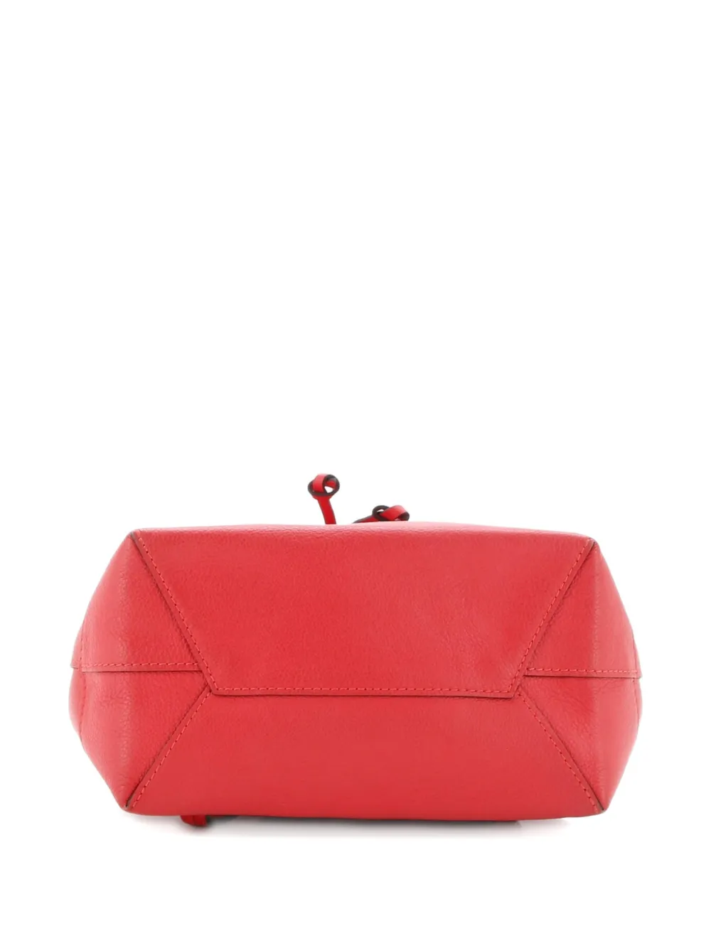 Pre-owned Louis Vuitton Lockme Leather Backpack In Red