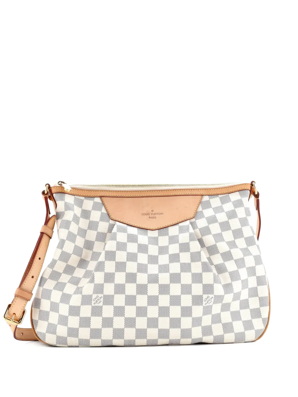 Louis Vuitton Pre-Owned Siracusa Handbag Damier MM shoulder bag - Bianco