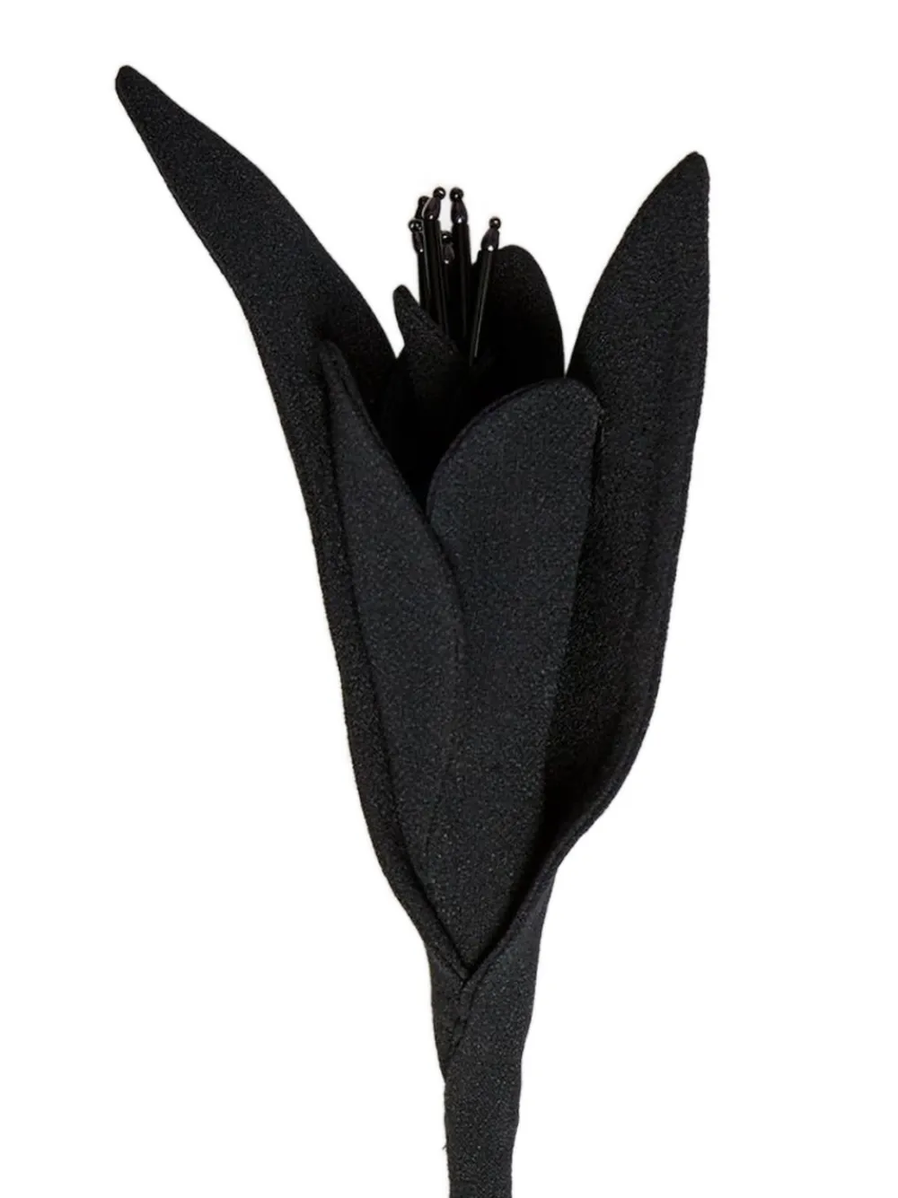  Erdem Flower-design Brooch - Black 