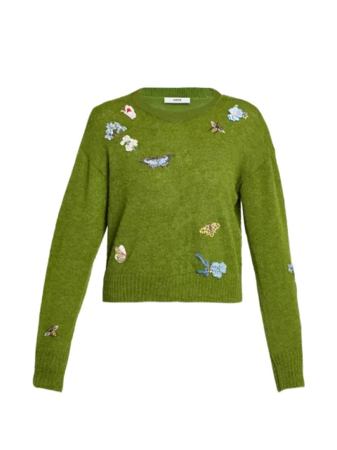 ERDEM embellished crew-neck sweater