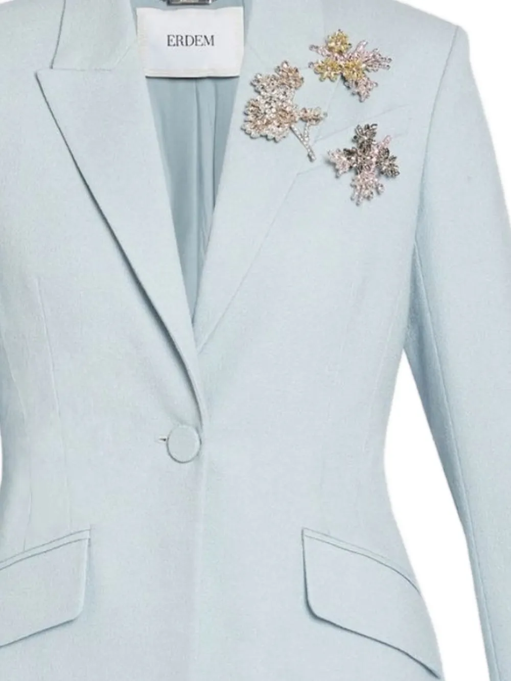 ERDEM embellished single-breasted blazer | Blazers | Image 2