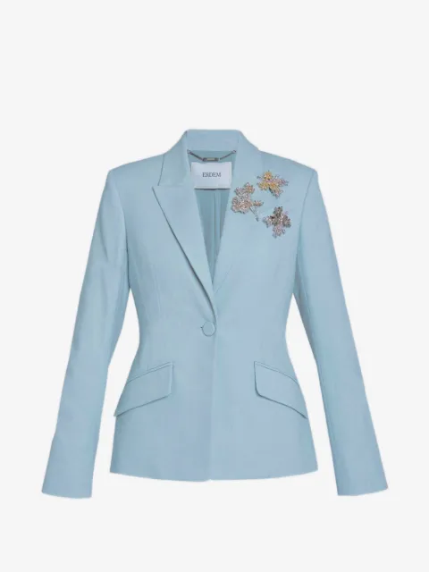 ERDEM embellished single-breasted blazer