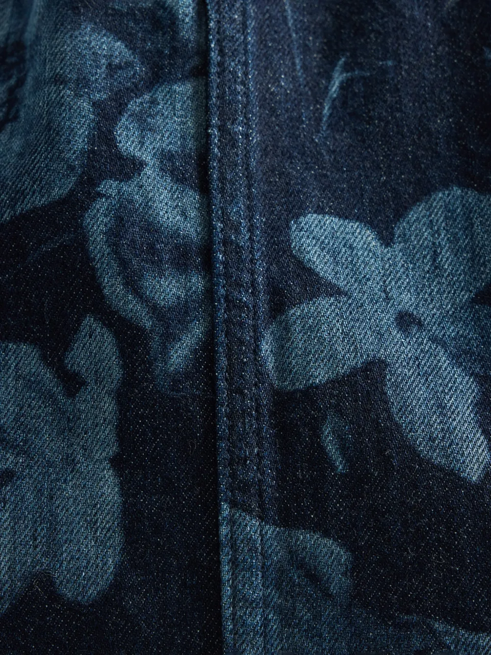 ERDEM Mouwloze jurk met print Blauw