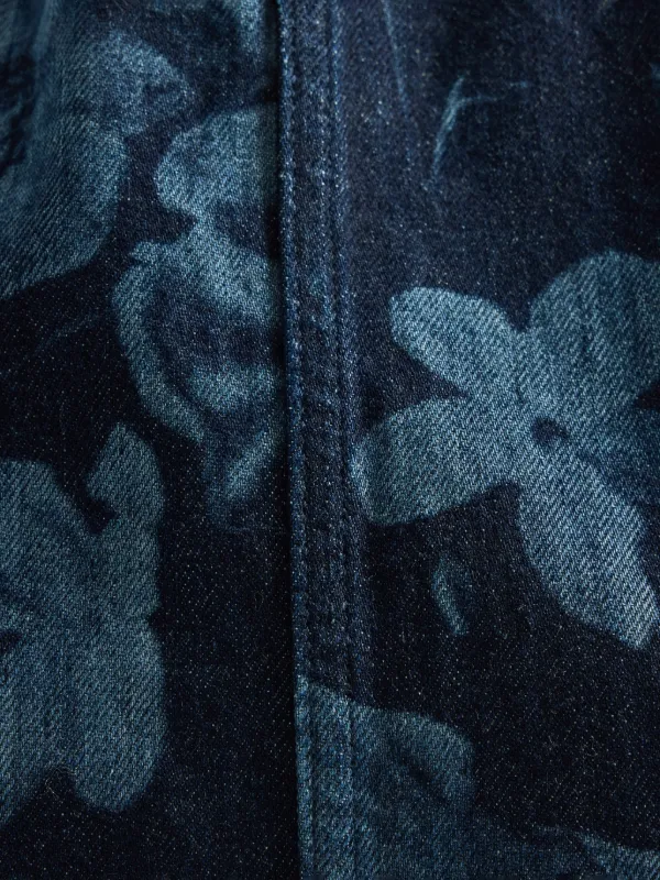 Erdem Floral Sleeveless Midi Dress - Blue
