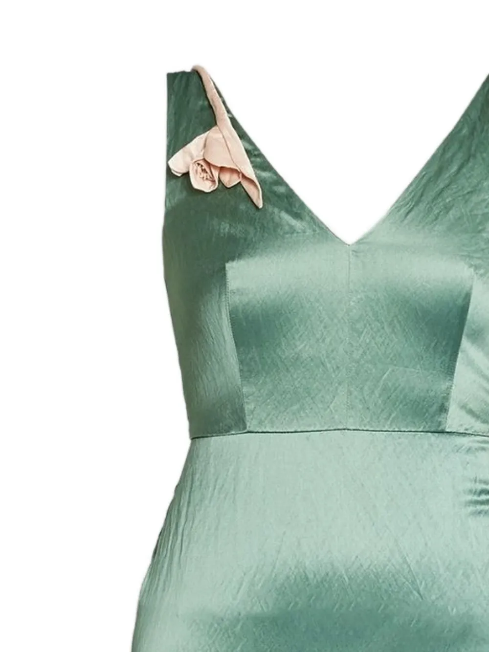 ERDEM Mouwloze midi-jurk - Groen