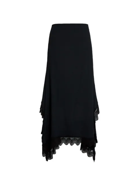 ERDEM — Cady lace-trim midi skirt
