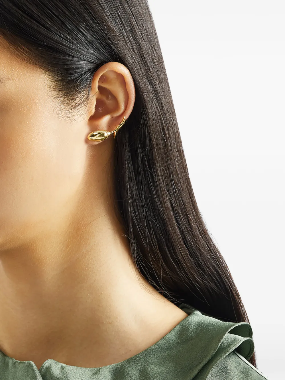 Erdem Bloom Stud Earrings - Gold 