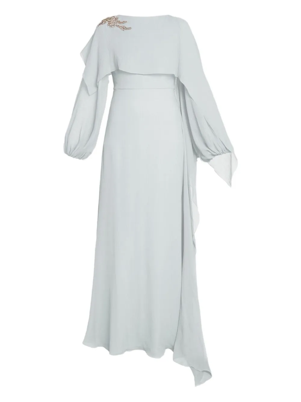 ERDEM Abito a maniche lunghe con decorazione - Blu