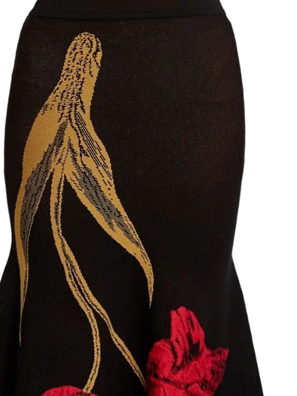 ERDEM Mouwloze midi-jurk - Zwart