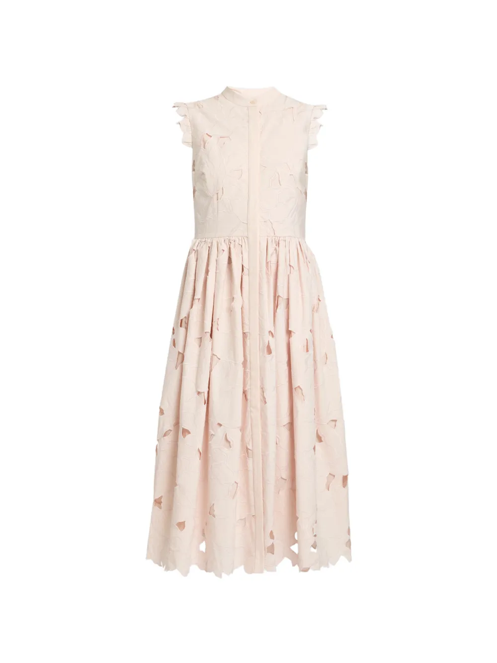 ERDEM Abito midi smanicato - Rosa