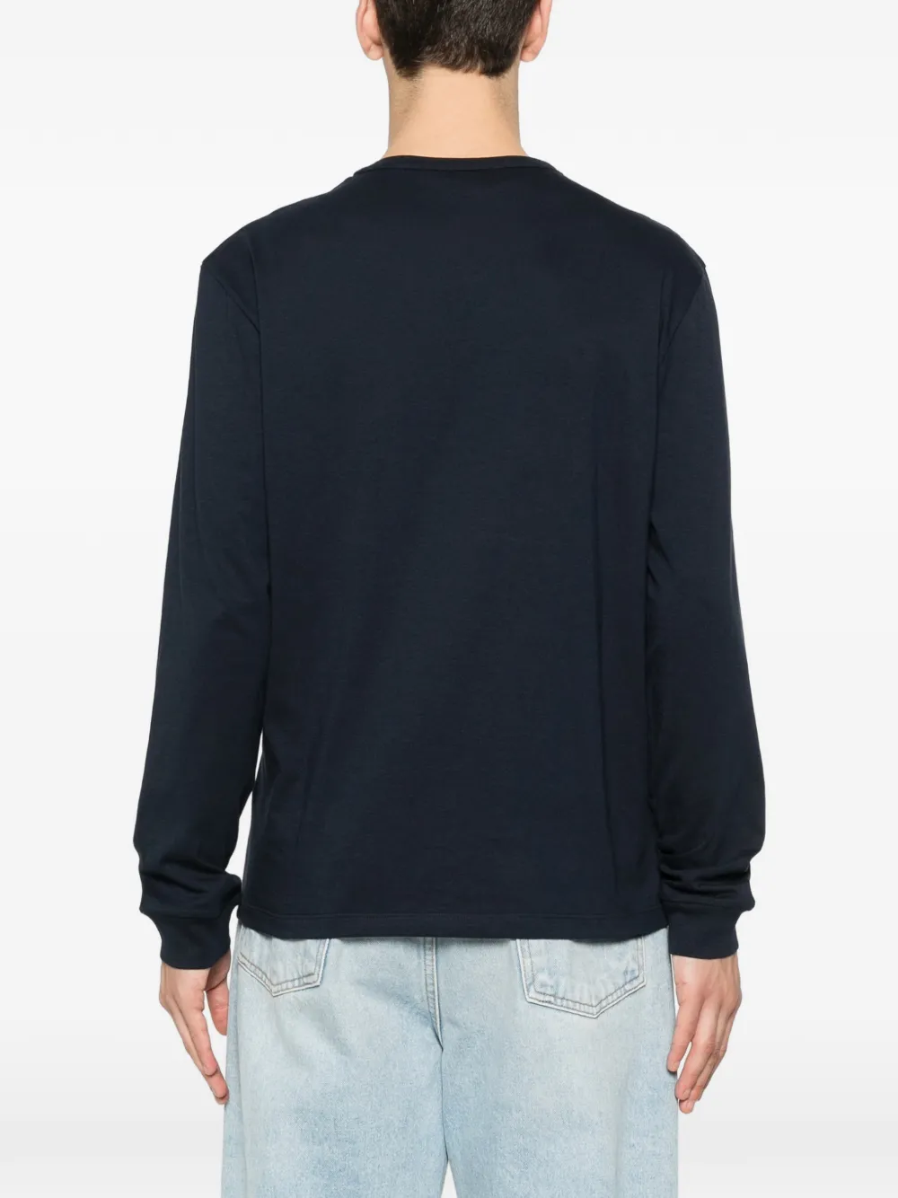 Valentino Garavani T-shirt met lange mouwen en grafische print Blauw