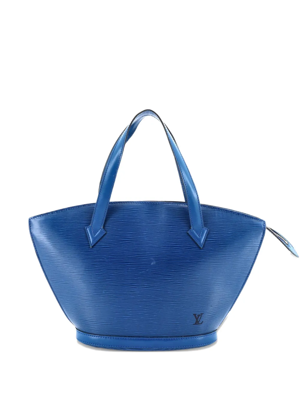 Pre-owned Louis Vuitton Saint Jacques Handbag Epi Leather Pm Shoulder Bag In Blue