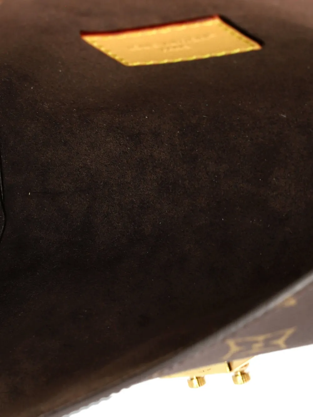 Pre-owned Louis Vuitton Camille Pochette Monogram Canvas Clutch Bag In Brown