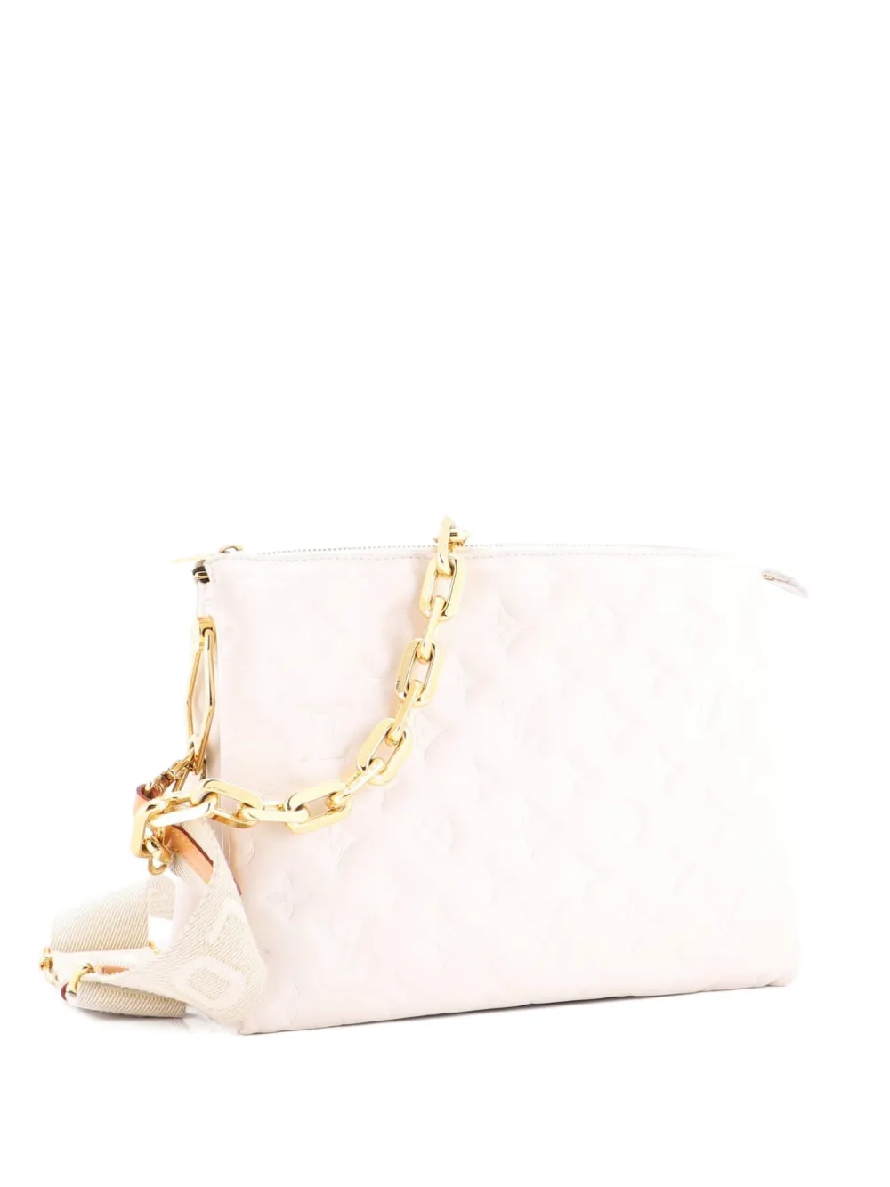 Louis Vuitton Pre-Owned Coussin Bag Monogram Embossed Lambskin PM crossbody bag - Toni neutri