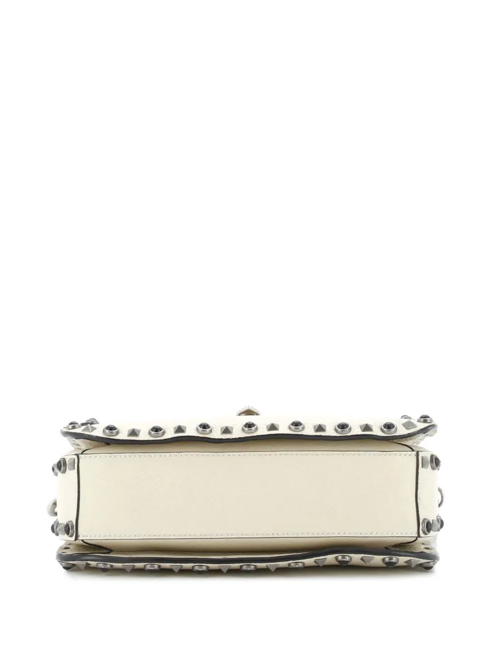Rolling Rockstud Leather With Cabochons Medium Crossbody Bag