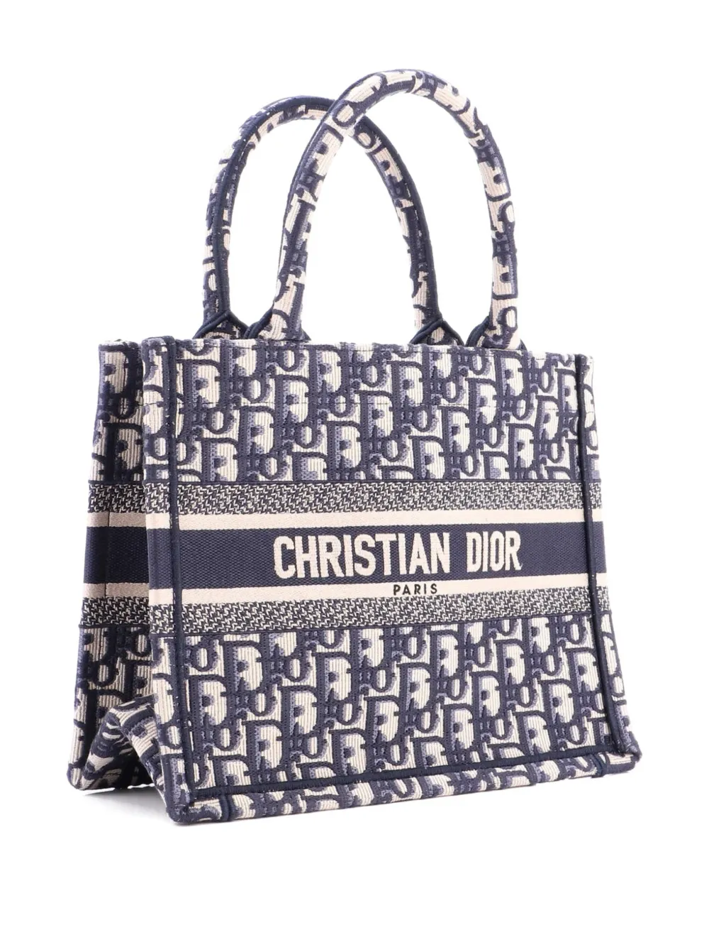 Christian Dior Pre-Owned Book Oblique Canvas Small tote bag | azul | Image 1