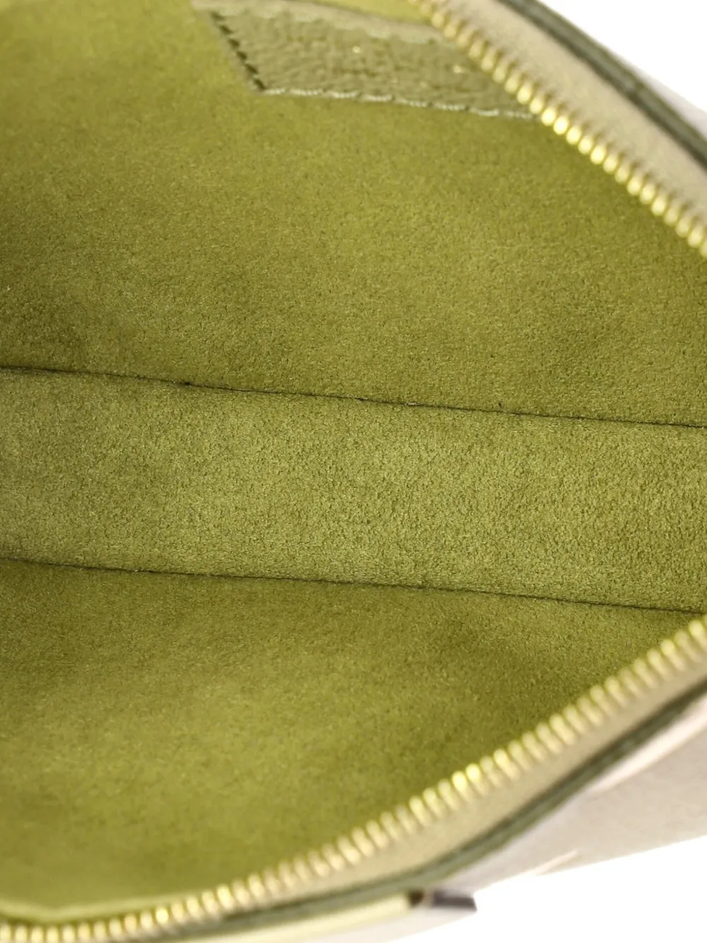 LOUIS VUITTON Pre-owned Multi Pochette Accessoires Bicolor Monogram Empreinte Giant Large Pouch In Green