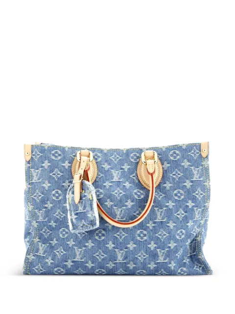 Louis Vuitton Pre-Owned OnTheGo Monogram Denim MM tote bag