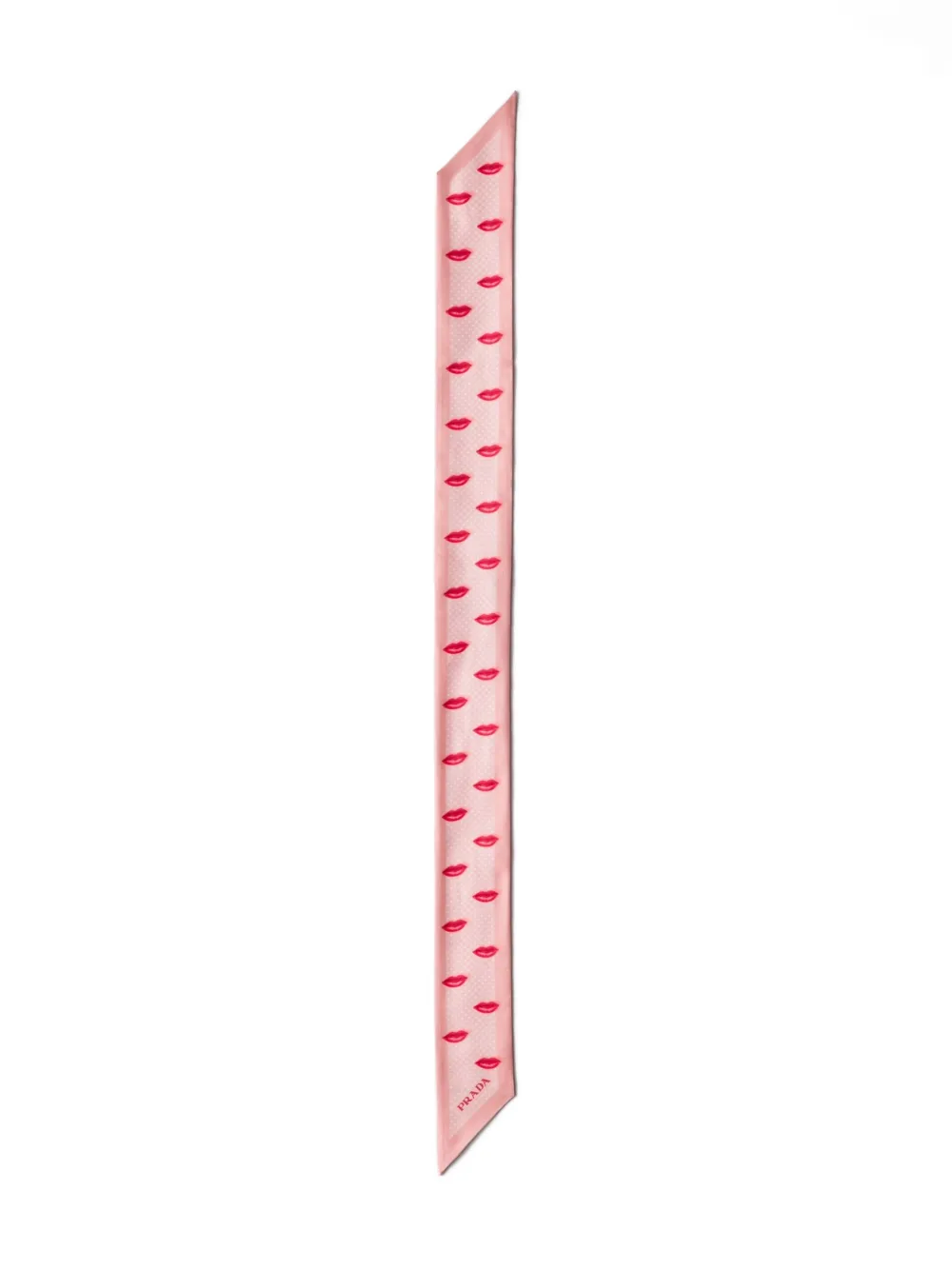 Prada Sciarpa con stampa - Rosa