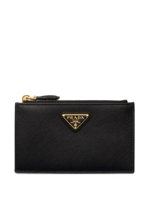 Prada printed leather card holder