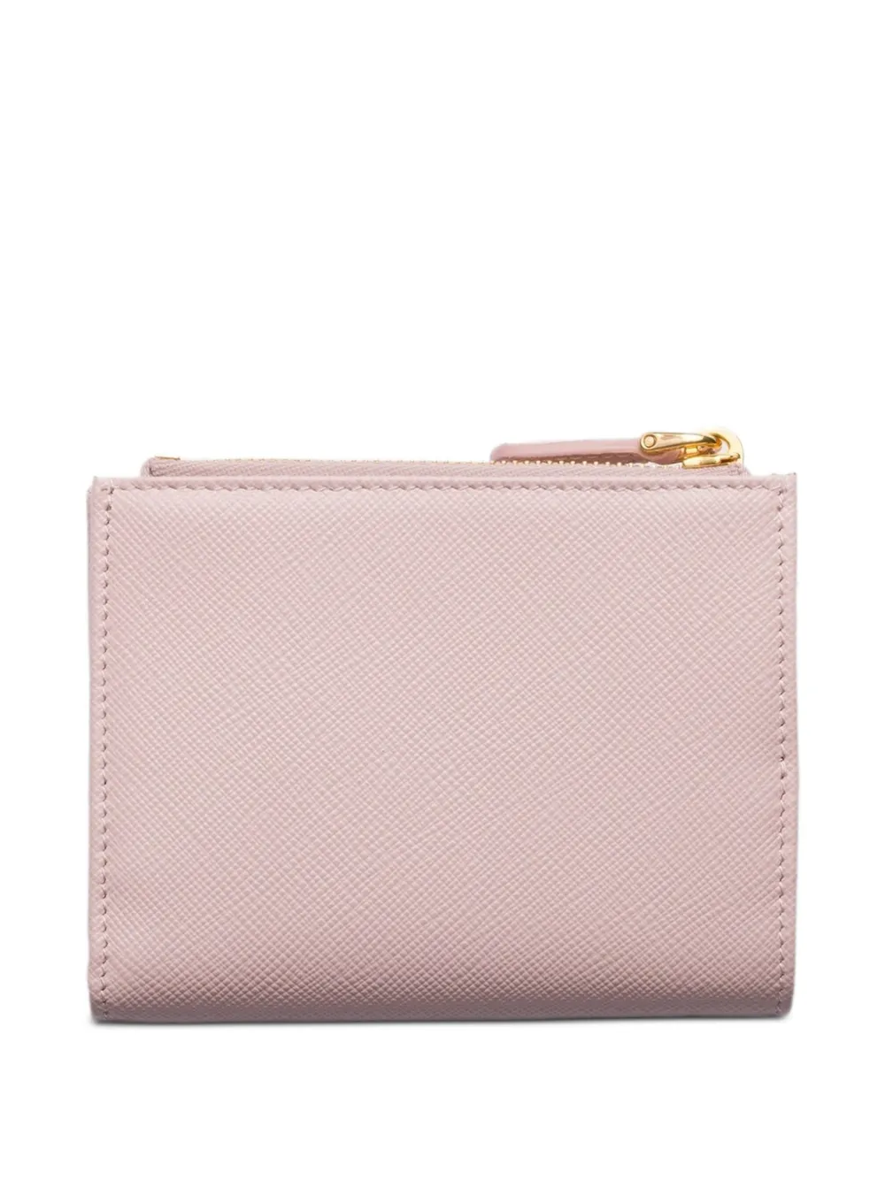 Prada Saffiano leren portemonnee - Roze