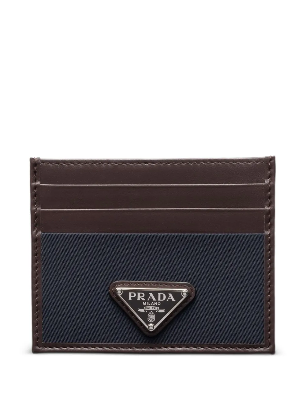 Prada Peedrock Re-Nylon Kartenetui | Braun | Image 1