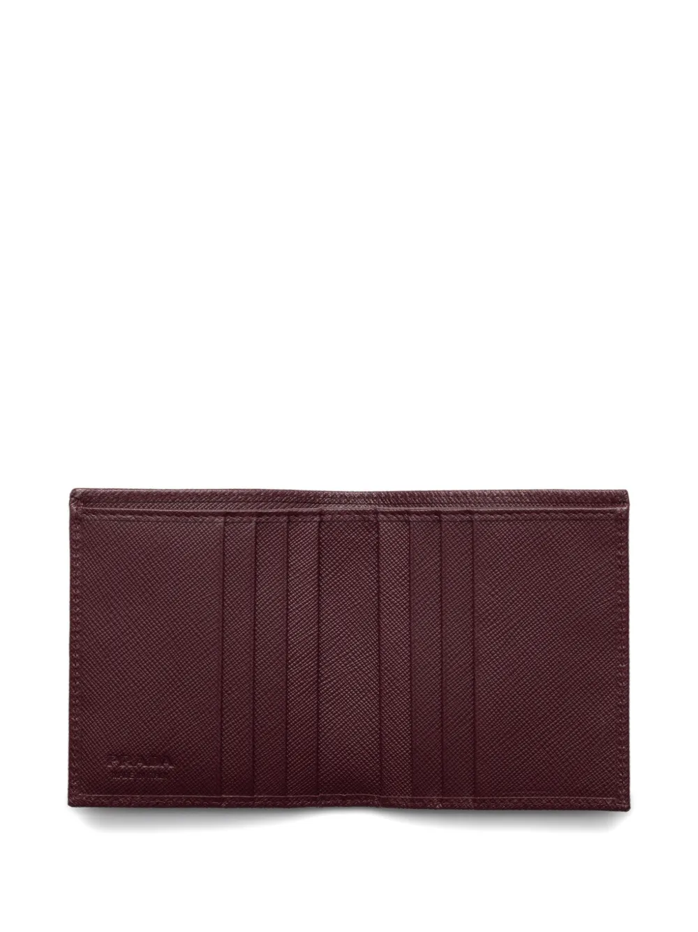 Prada Portemonnee van saffiano leer Rood