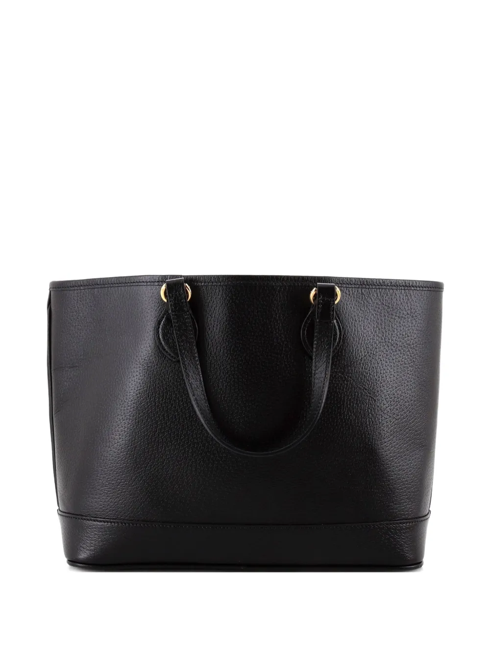 Click to view more detailed imagery on our partner's website Pre-owned Gucci Ophidia Top Handle Shopping Leather Small Tote Bag In Black