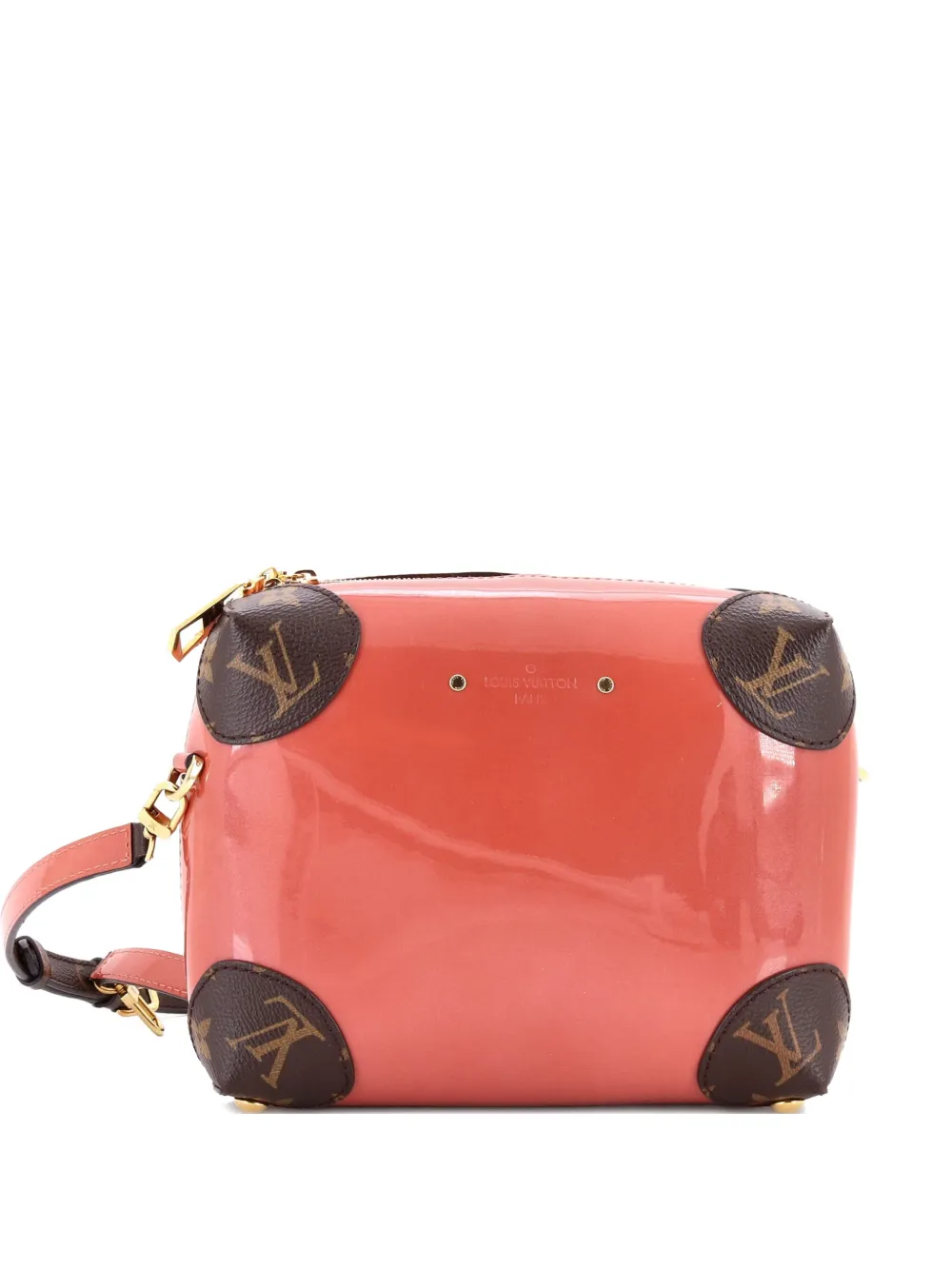 Louis Vuitton Pre-Owned Venice Handbag Vernis with Monogram Canvas crossbody bag - Marrone