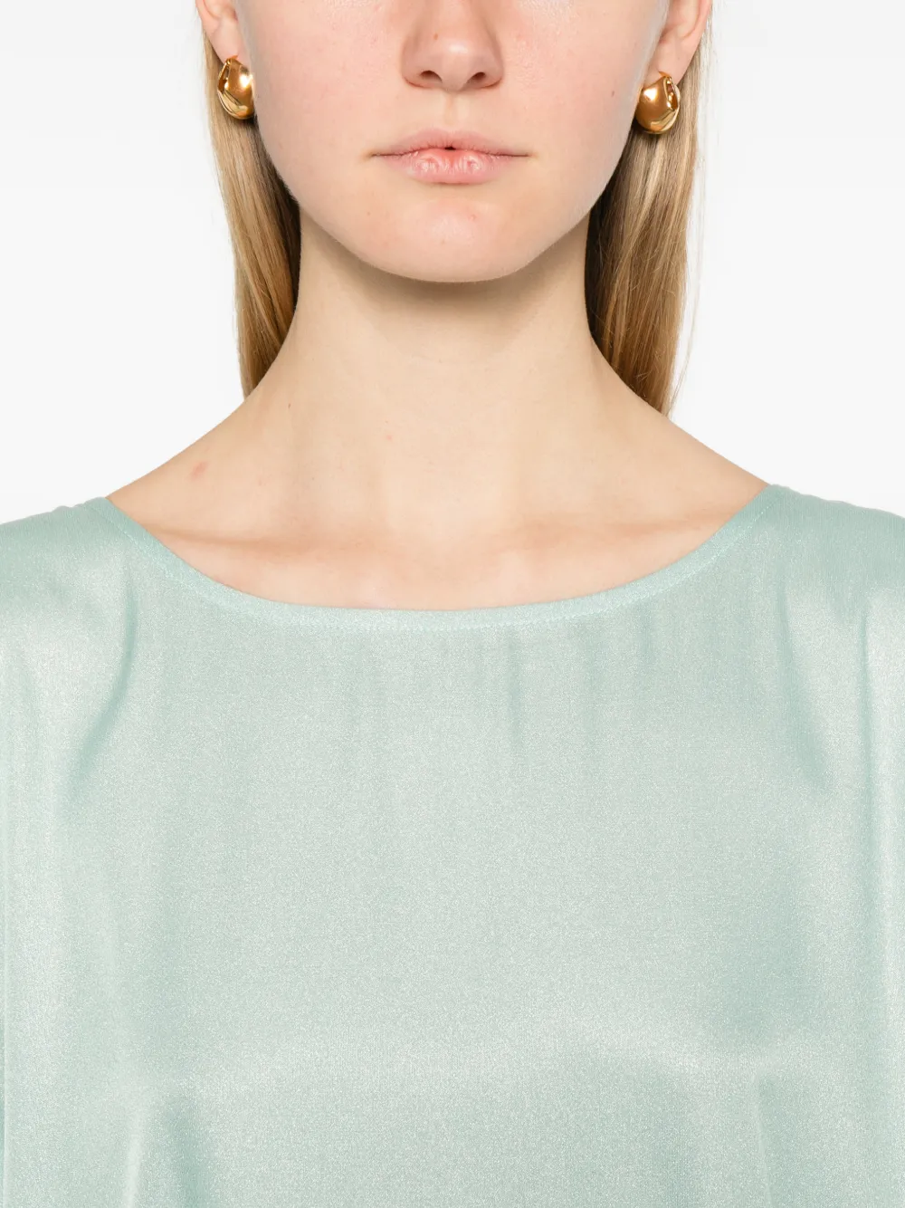 Reem Al Dhaheri Mouwloze maxi-jurk Groen