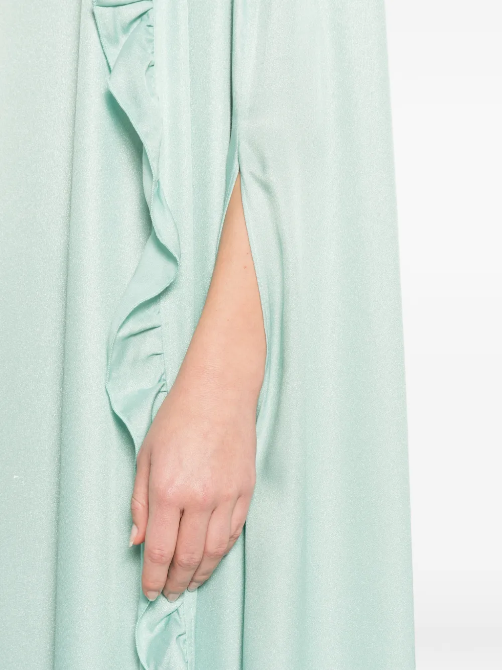 Reem Al Dhaheri Mouwloze maxi-jurk Groen