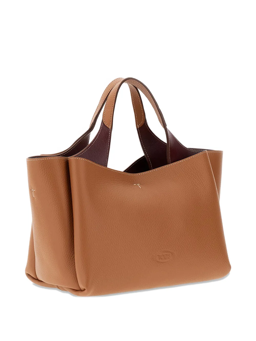 Tod's Kleine leren shopper Bruin