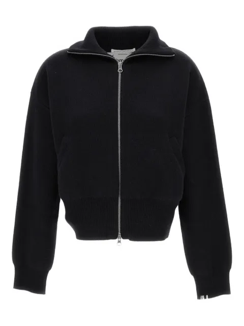 extreme cashmere zip-fastening cardigan