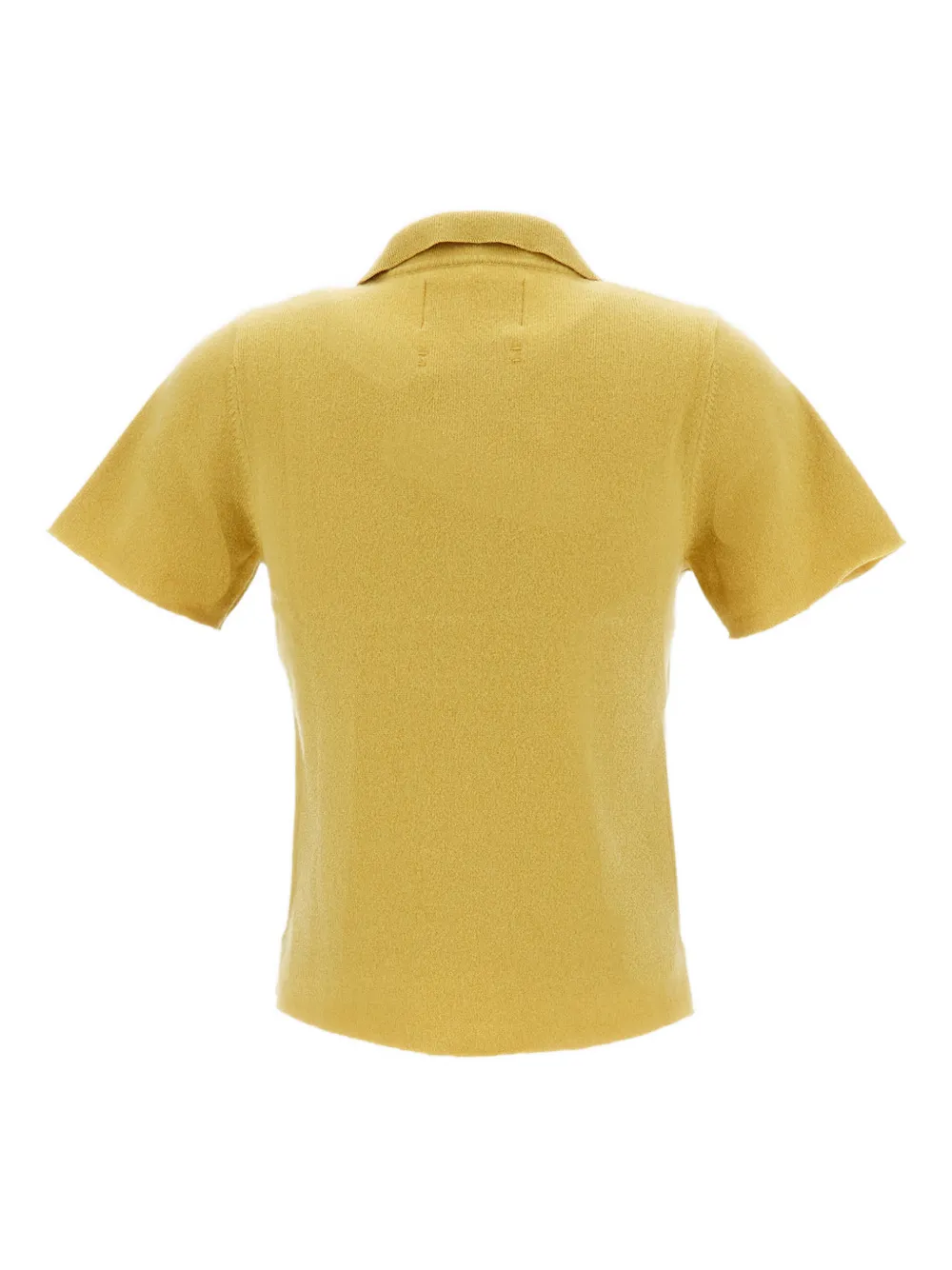 Extreme Cashmere Short-sleeve Polo Shirt In Yellow