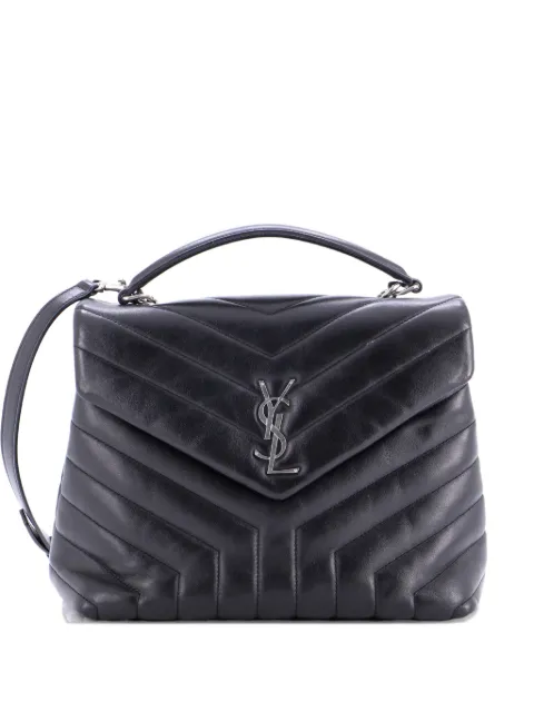 Saint Laurent Pre-Owned LouLou Top Handle Bag Matelasse Chevron Leather Medium shoulder bag