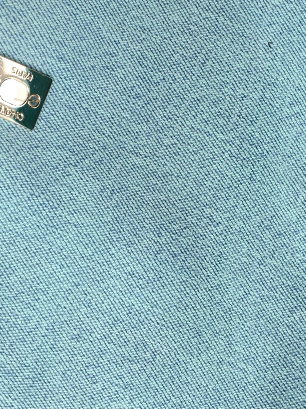 Pre-owned Chanel Flap Messenger Bag Quilted Denim Small Crossbody Bag In Blue