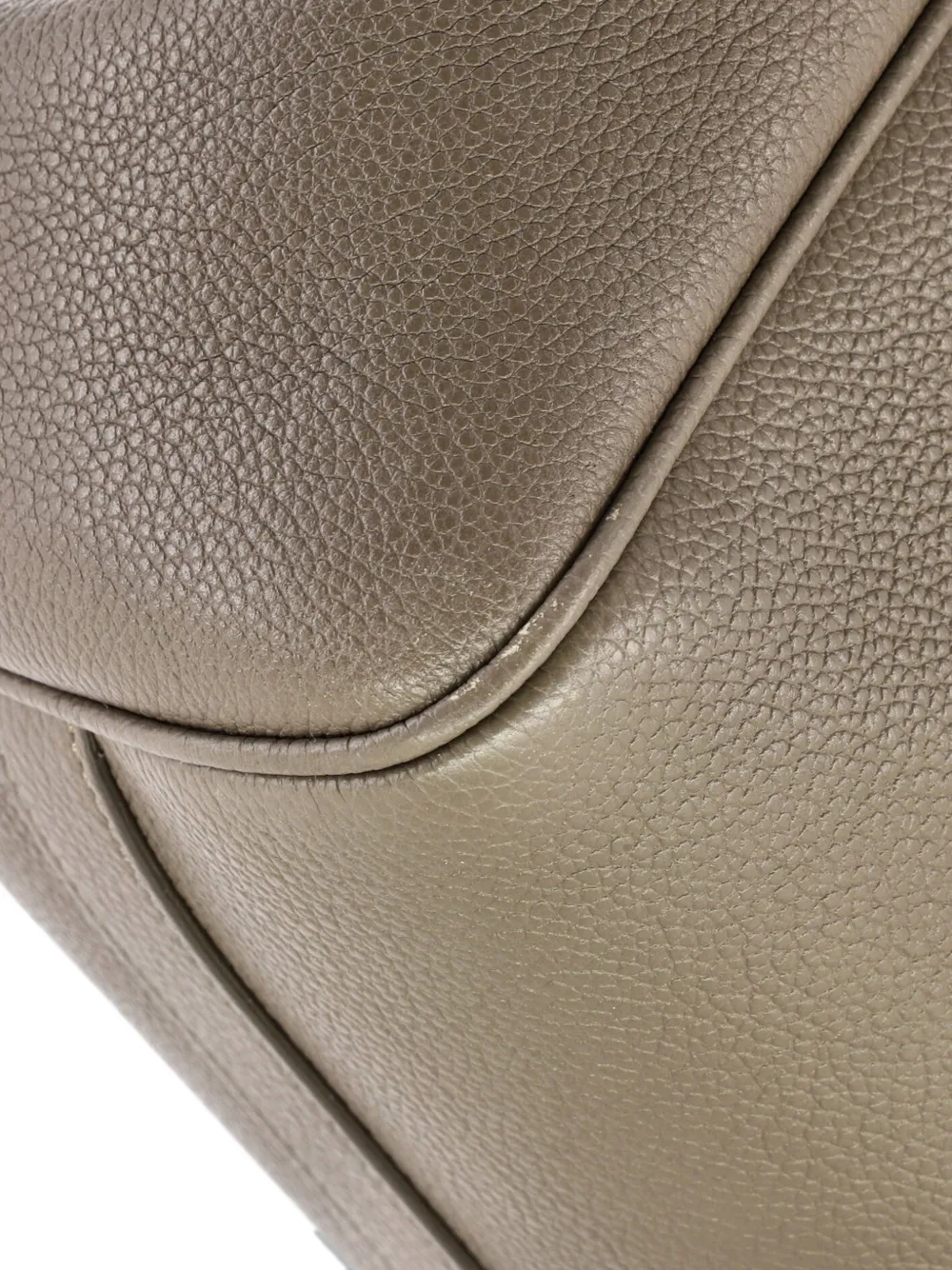 CELINE Pre-owned Folded Cabas Leather Small Tote Bag In Neutral